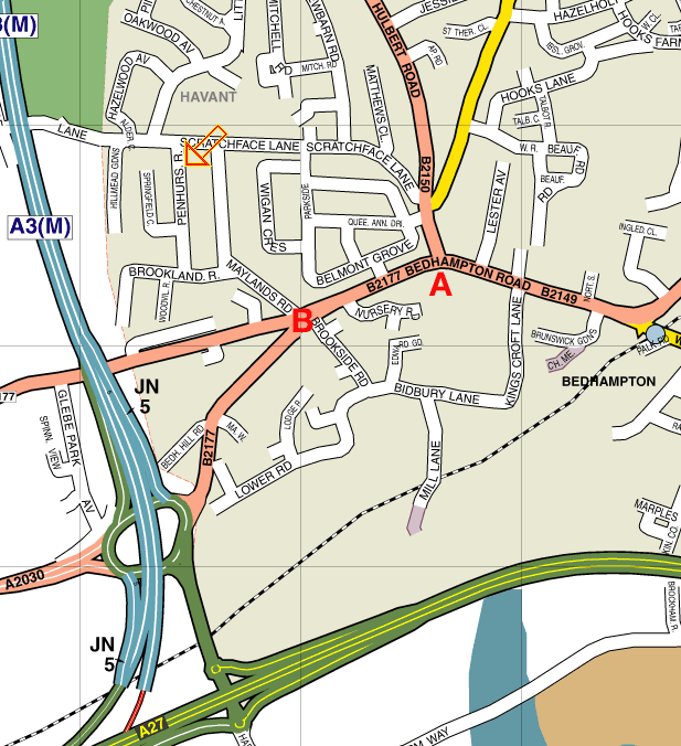 Travel directions to Derek Hasted Classical Guitar Lessons