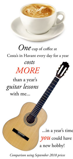 Guitar Lessons for complete beginners, adults, learners, senior citizens - eg university of the third 3rd age